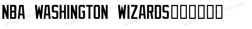 NBA Washington Wizards字体转换